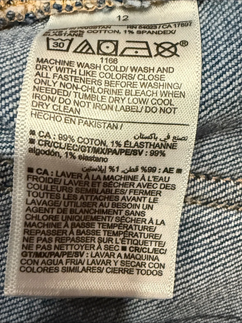 Old Navy button fly high-rise jeans shorts size 12.